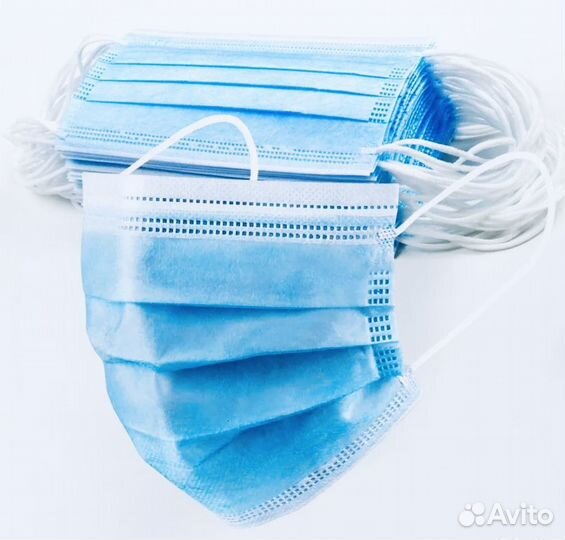 Оптом Маски медицинские трехслойные
