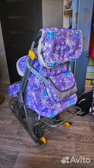 Детские зимние санки