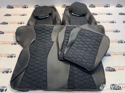 Обивка сидений из экокожи для LADA 4x4 Урбан