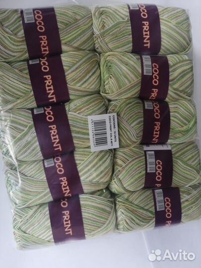 Пряжа д/ручного вязания coco print (Vita Cotton)