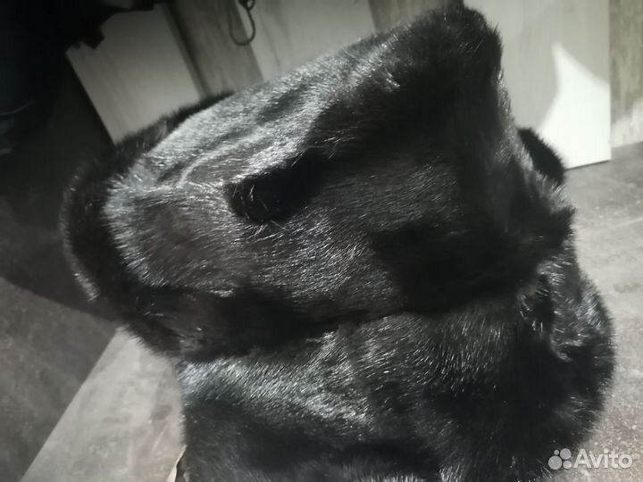 Норковая шапка мужская