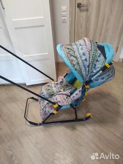 Детские санки коляска