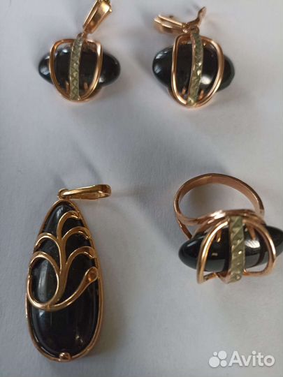 Комплект позолоченный