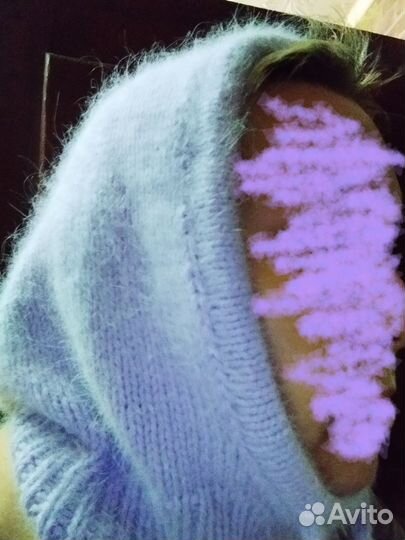 Капор женский вязаный