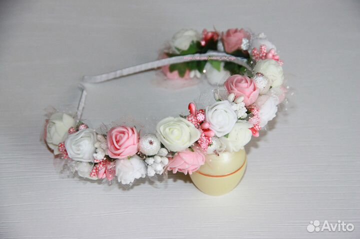 Ободок из фоамирана ручная работа