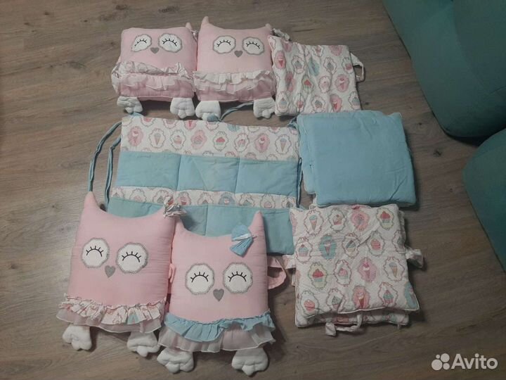 Бортики в детскую кроватку