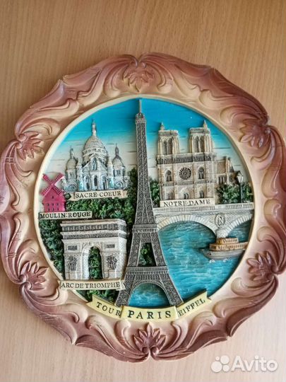 Сувенирные тарелки разных городов мира 7шт