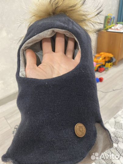 Зимняя шапка шлем Nels