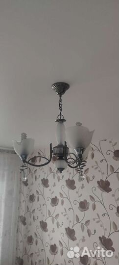 Люстра потолочная бу