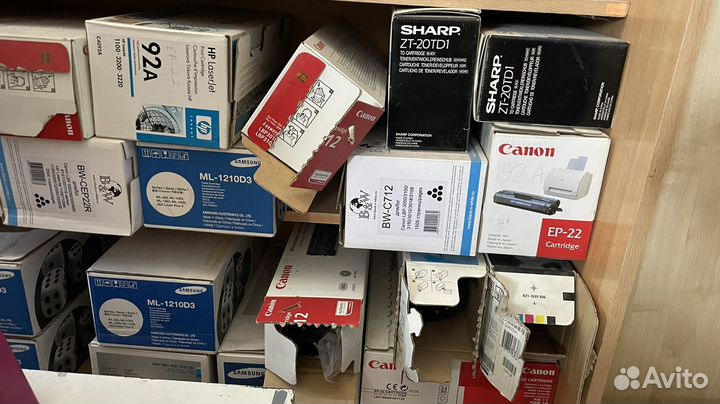 Картриджи для принтера HP Canon Samsung