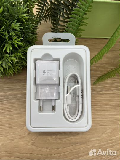 Сетевое зу адаптер + кабель type-c