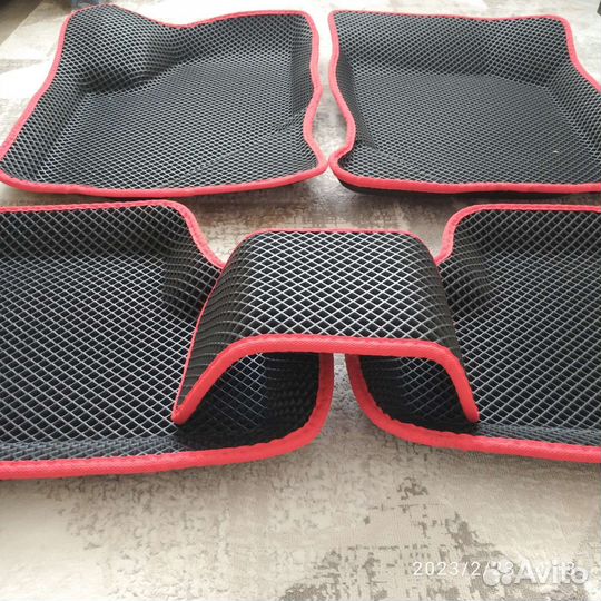 Коврики Эва ева eva 3d с бортами Ваз Лада