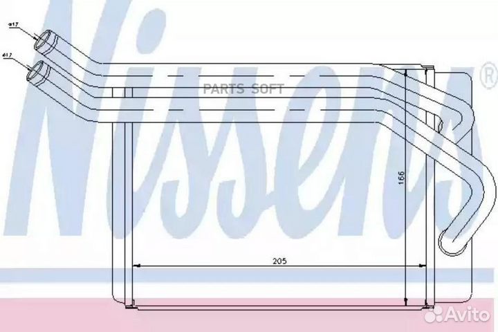 Радиатор отопителя hyundai santa FE (2001) 2.4