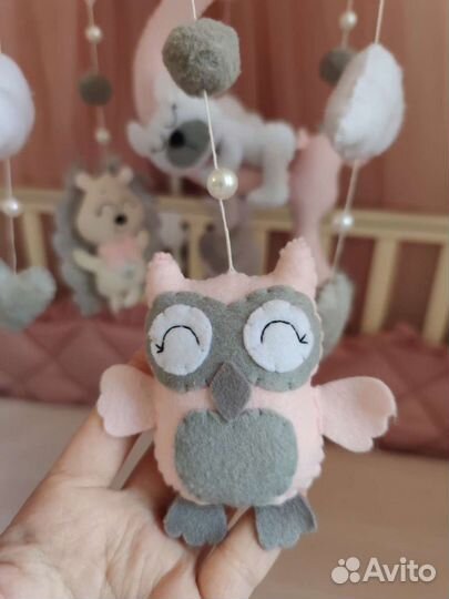 Мобиль из фетра