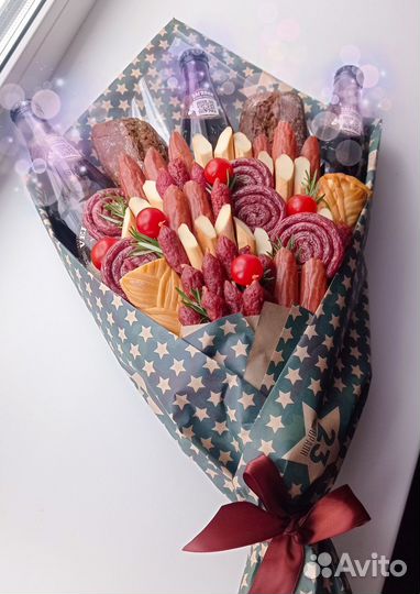 Съедобные букеты для мужчин