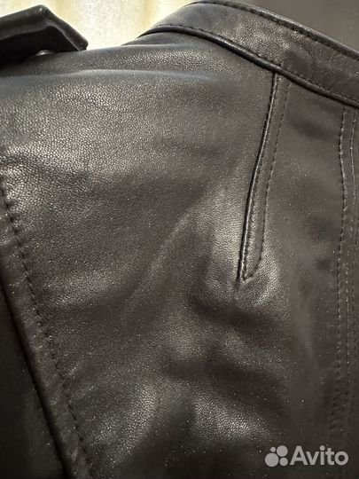 Куртка Naf Naf натуральная кожа 46 48 размер