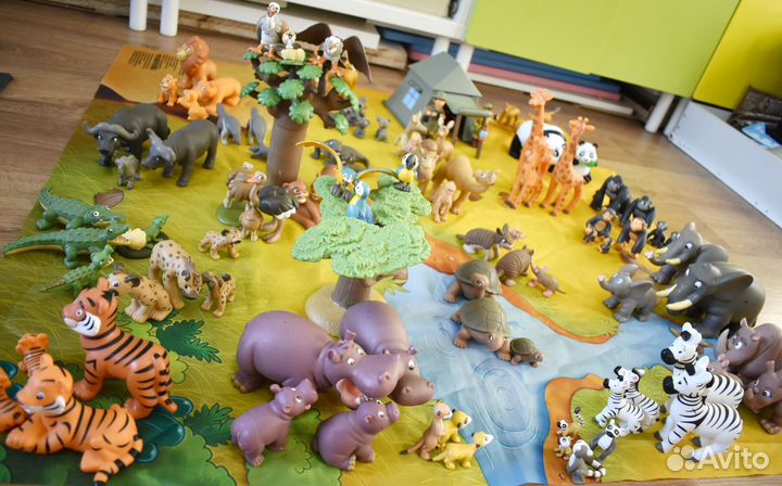 Полная коллекция Deagostini животные саванны с жур
