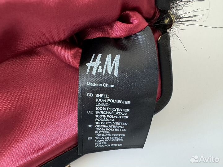 Пушистый клатч H&M