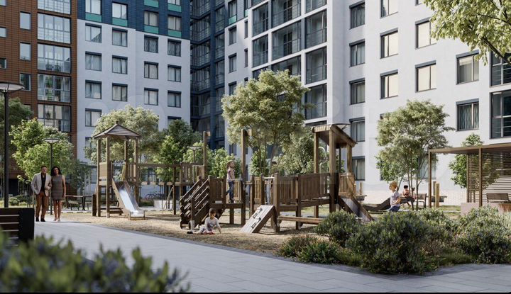 2-к. квартира, 57,1 м², 6/9 эт.