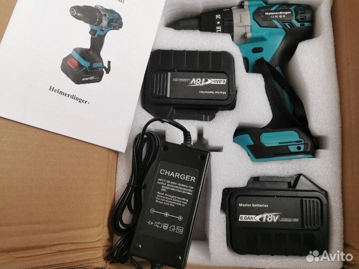 Ледобур Шуруповерт Heimerdinger 150N 176S +Nero130