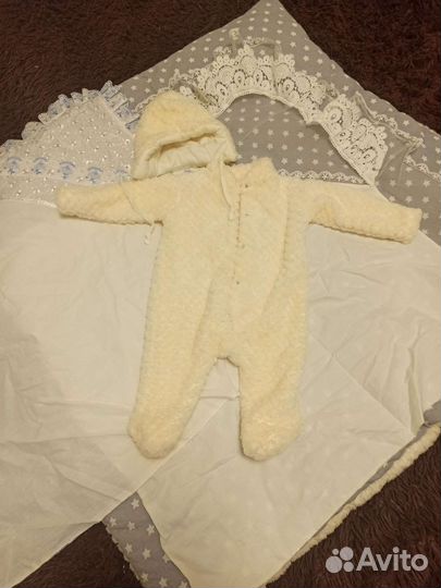 Комбинезон конверт на выписку