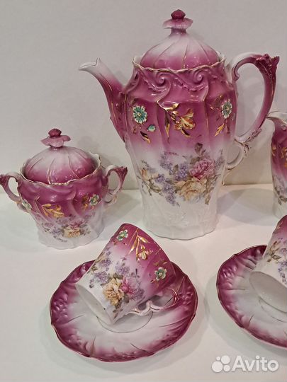 Антикварный сервиз чайный. Гарднер Европа