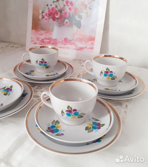 Набор посуды советский