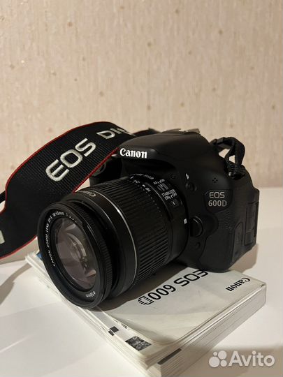 Зеркальный фотоаппарат canon eos 600D