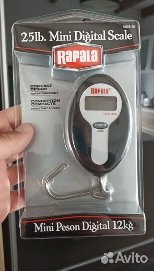 Весы электронные rapala rmds-25 для рыбака