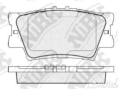Колодки тормозные задние pn1522 NiBK