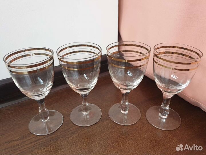 Советские фужеры, бокалы, рюмки, стопки, стаканы
