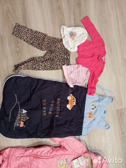 Пакет вещей, комбинезон девоч 80
