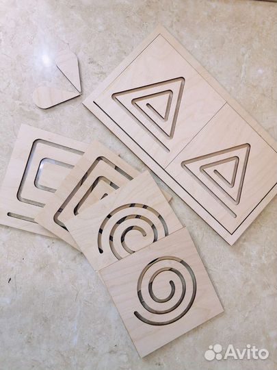 Развивающие пособия по методике Марии Монтессори