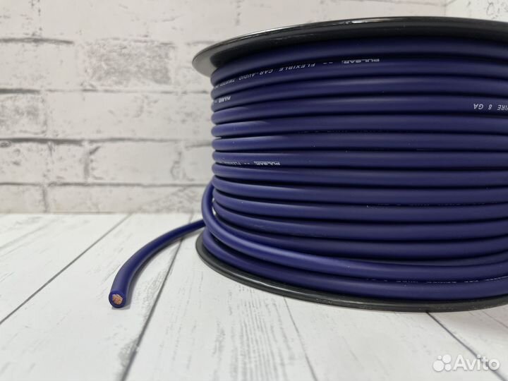 Силовой кабель Pulsar Master 8ga blue (50m)