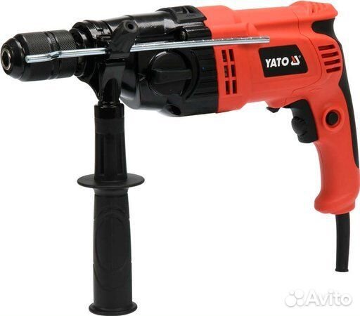 Дрель ударная двухскоростная 1050Вт yato YT-82044