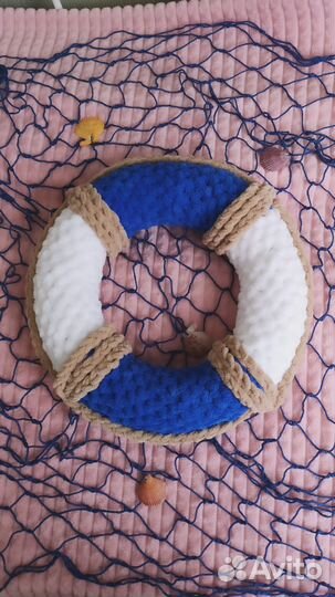 Спасательный круг подушка декоративный