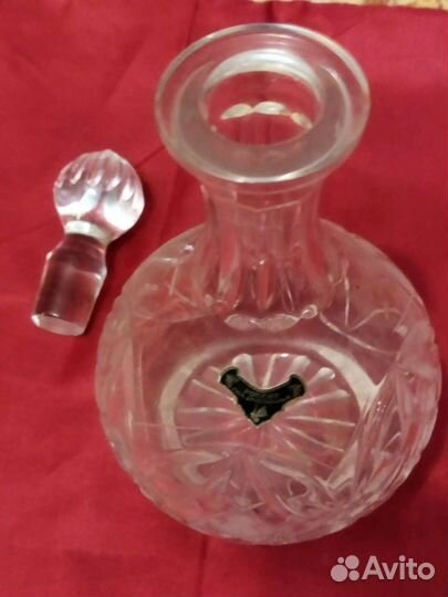 Графин гусь хрустальный