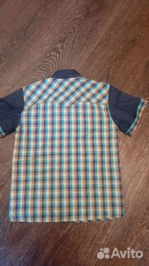 Рубашка в клетку на мальчика