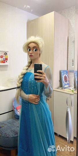 Костюм эльзы взрослый 42-44
