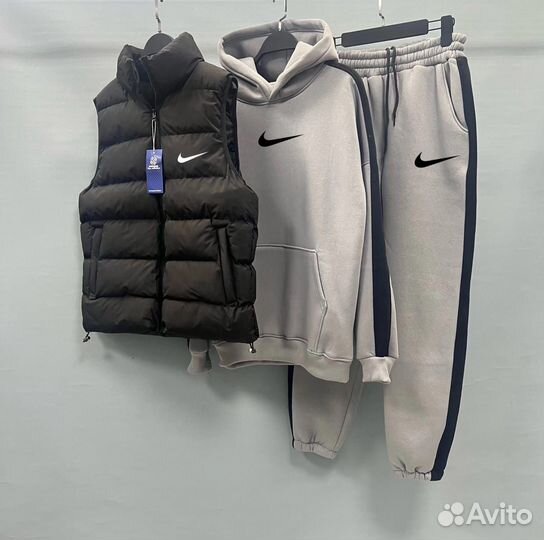 Спортивный костюм на флисе 3 в 1 nike