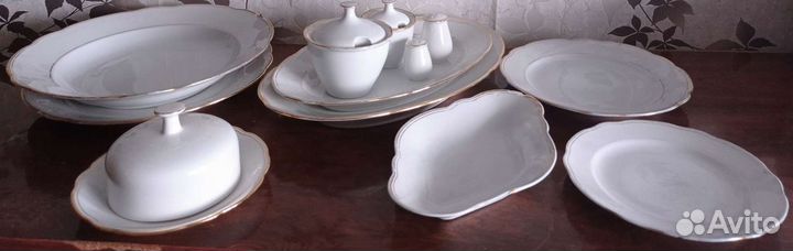 Набор столовой посуды фарфор 
