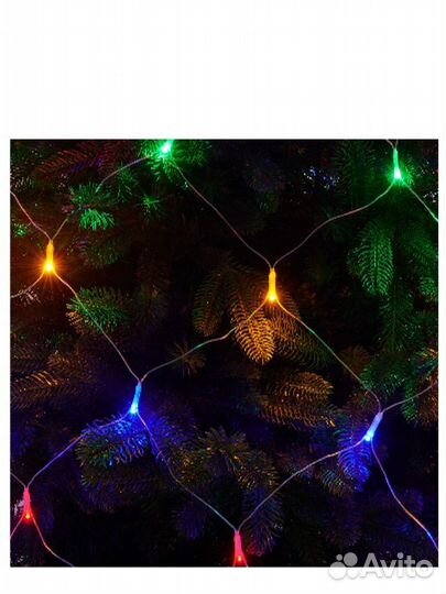 Электрогирлянда комнатная сеть 3х2м 200