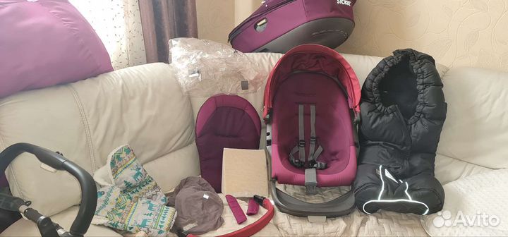 Коляска stokke crusi 2в 1