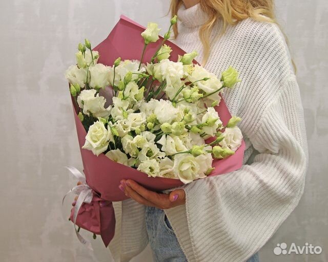 Букет цветы эустома