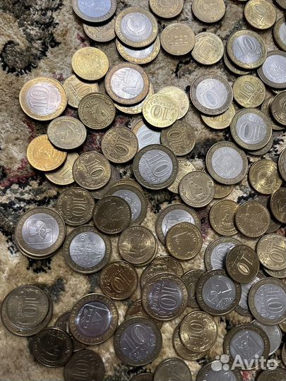 Юбилейные монеты 10 рублей коллекция