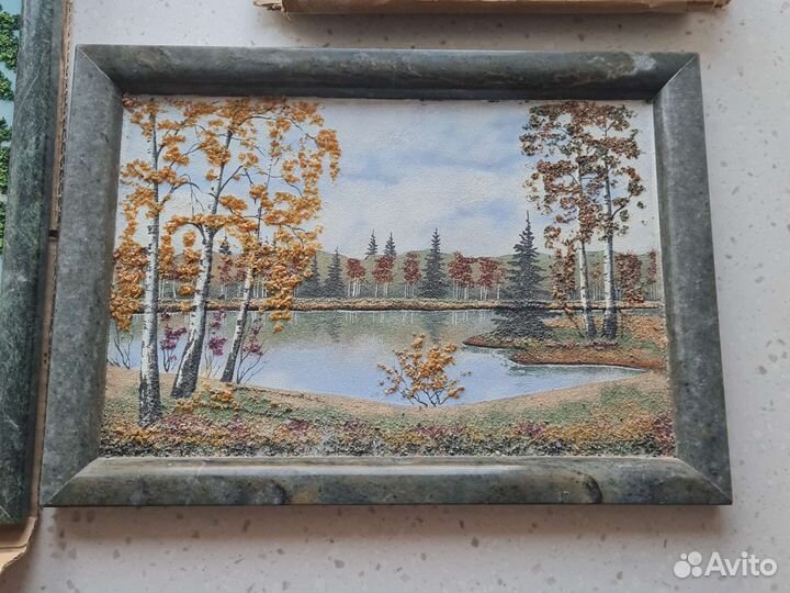 Картина из натурального камня