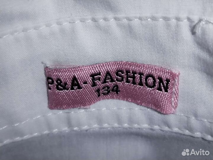 Блузка белая р.134-140