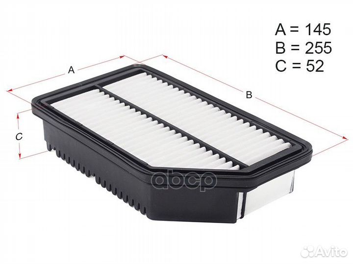 Фильтр воздушный hyundai solaris/KIA RIO 10- HS