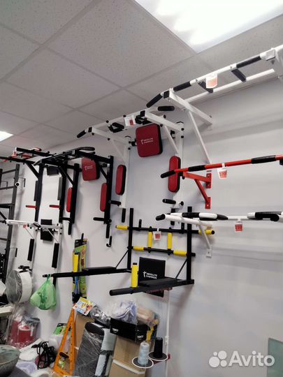 Тренажёры, турники, брусья