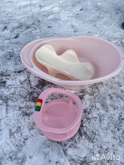 Ванночка для купания с горкой